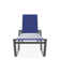 Holna Outdoor Rust-Resistant Metal Chaise Lounge