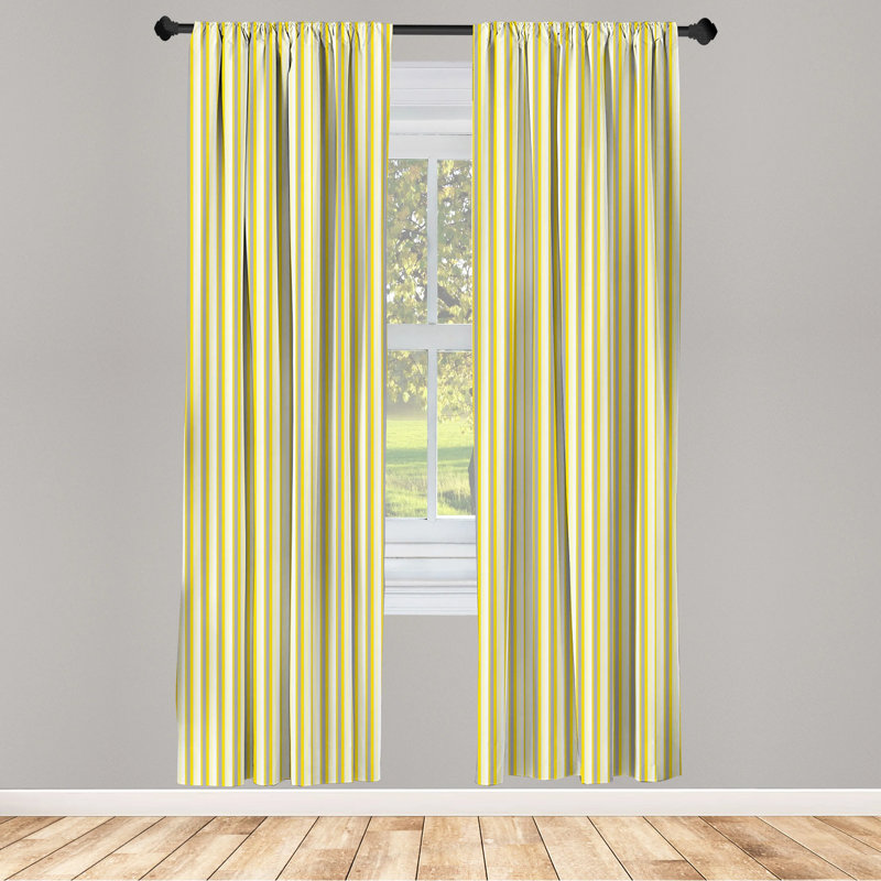 Semi-Sheer Rod Pocket Sliding Panel, 28" x 63"