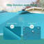 Parasol 13 x 7,2 pi DEL double face pour patio, parasol simple Market-2136160883