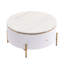 Table basse moderne avec 2 grands tiroirs de rangement Modern (31,5 po)