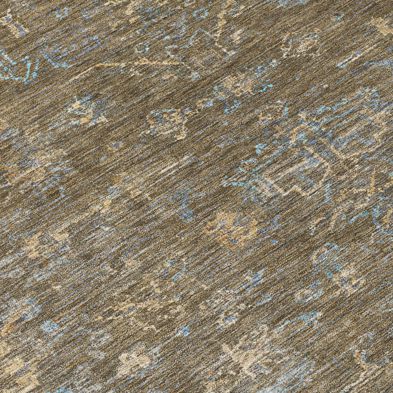 Tapis intérieur / extérieur lavable à la machine Bingel ACN2322 Global, Rectangle 10 pi x 14 pi