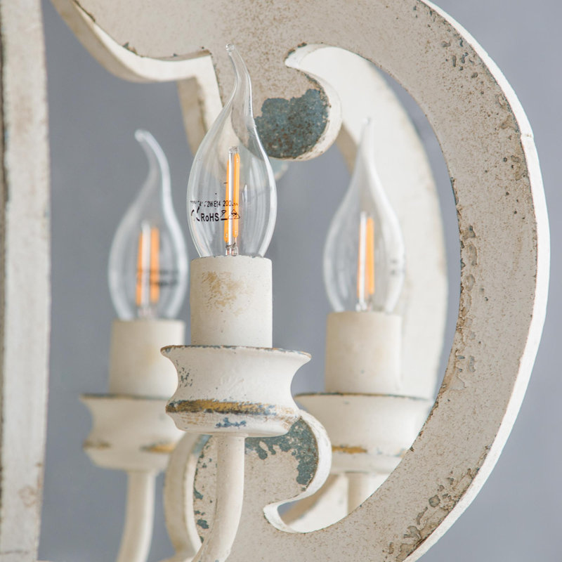 Luminaire suspendu avec chaîne réglable, Beige