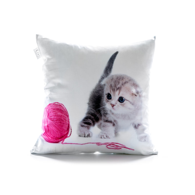 Coussin en coton Baby Cat