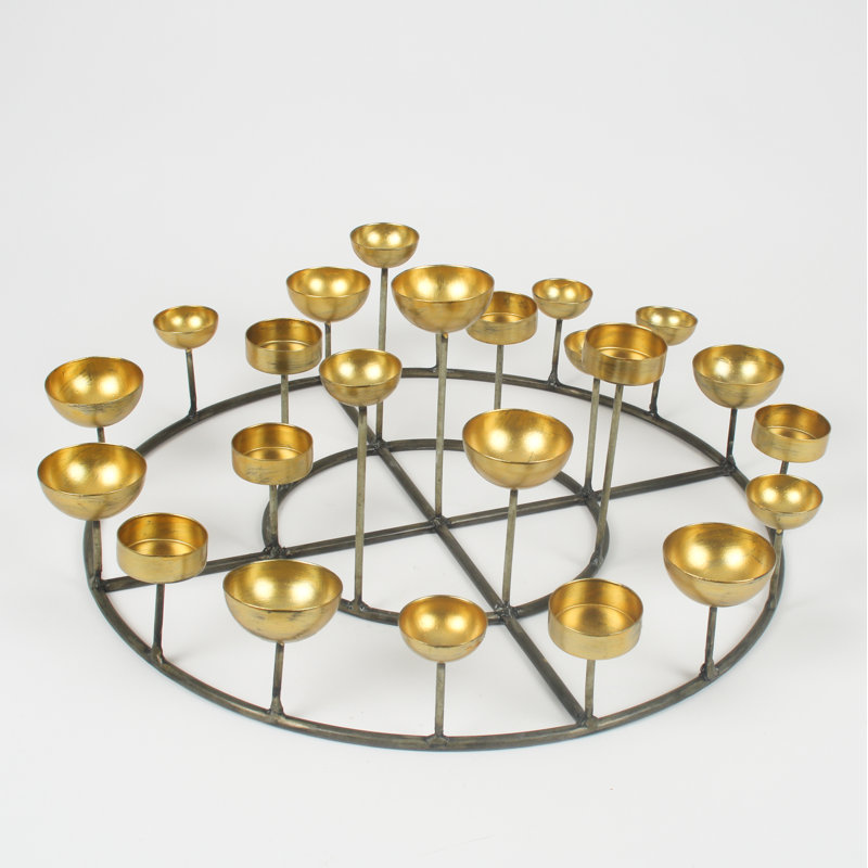 Metal Tabletop Candelabra