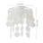Nature White Shell Wall Lamp Sconce