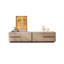 Meuble télé moderne en bois massif beige