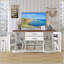 Armoire de rangement de style campagnard de 63 pouces avec 2 tiroirs, tablettes réglables et porte pour une utilisation polyvalente à la maison-2090740404