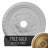 Endurathane Palmetto Ceiling Medallion, 23 5/8"OD x 3 5/8"ID x 1 5/8"P (Fits Canopies up to 3 5/8"), Hand-Painted Pale Gold Finish-28581977