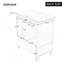 Meuble-lavabo de 30 pouces d'inspiration rétro avec lavabo en céramique, trois tiroirs et armoire à une porte pour beaucoup de rangement-834008605
