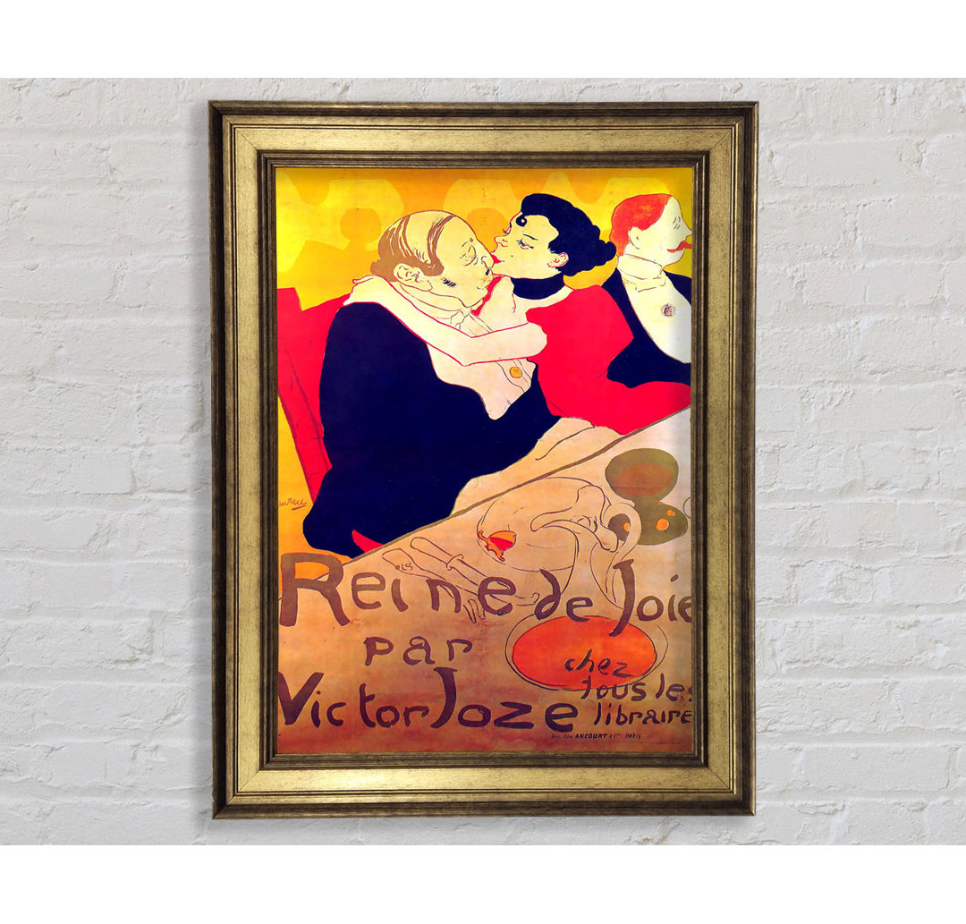 Toulouse Lautrec Rene De Joie 2 - Einzelner Bilderrahmen Kunstdrucke