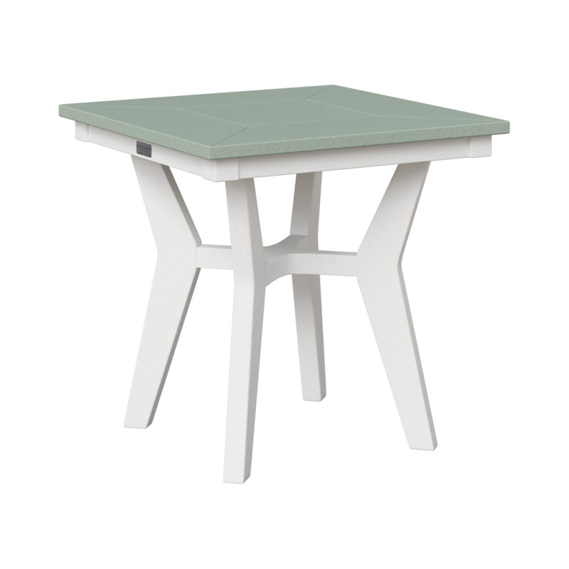 Table de bout berlinoise Berlin, Écume de mer / blanc