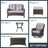 Bonia Wicker 4 - Person Patio Conversation Set with Cushions-588547540-588547538