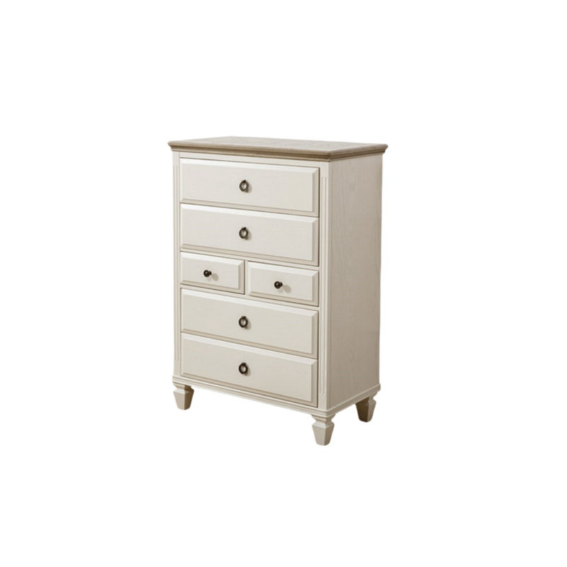 Armoire simple en bois massif beige