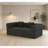 Convertible Sleeper Sofa Bed with Cylindrical Pillow and Fixed-Shape Frame for Multi-Functional Comfort in Living Room or Studio.-1895084825