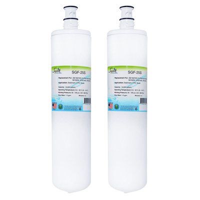 Filtre à eau commercial compatible avec les filtres verts Swift Green de SGF-25S pour les emballages HF25-S, 5615203, HF25-MS, 5615207, HF25-S, HF25-S-SR, 5615240.
