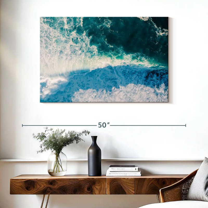 Gillard Sea Waves, H 26 po x l 39 po