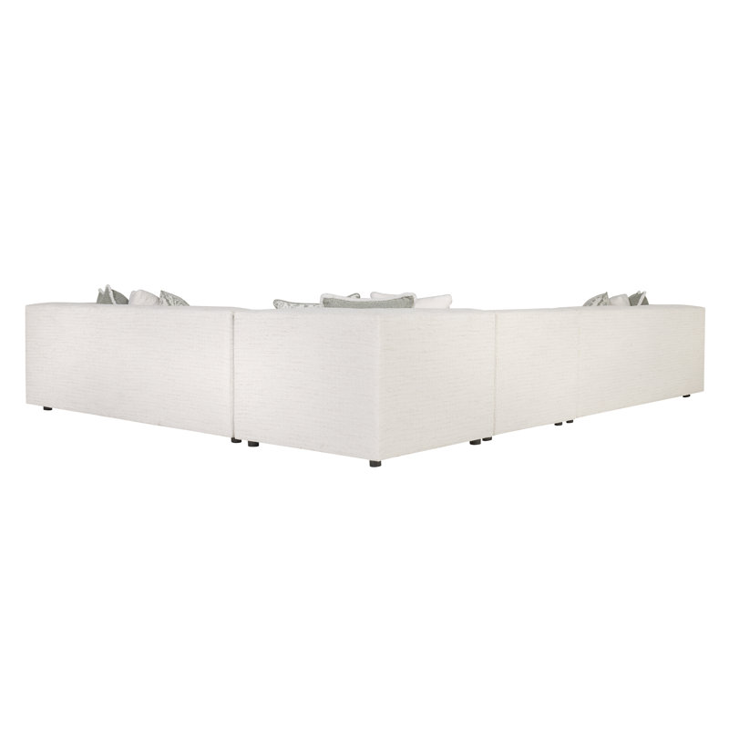 Bliss Modular Sectional, 28" H x 160.5" W x 123.5" D, 6