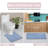 Bruss Luxury Solid Color Bath Rug Reversible-93139034-93139046