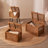 Ascano Nature Rattan Storage Box, Rattan Decorative Storage,Different Size