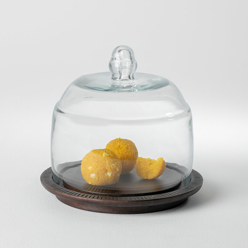 Cloche en verre pion / transparent