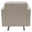 Fauteuil en polyester capitonné de 35 po de large Opus