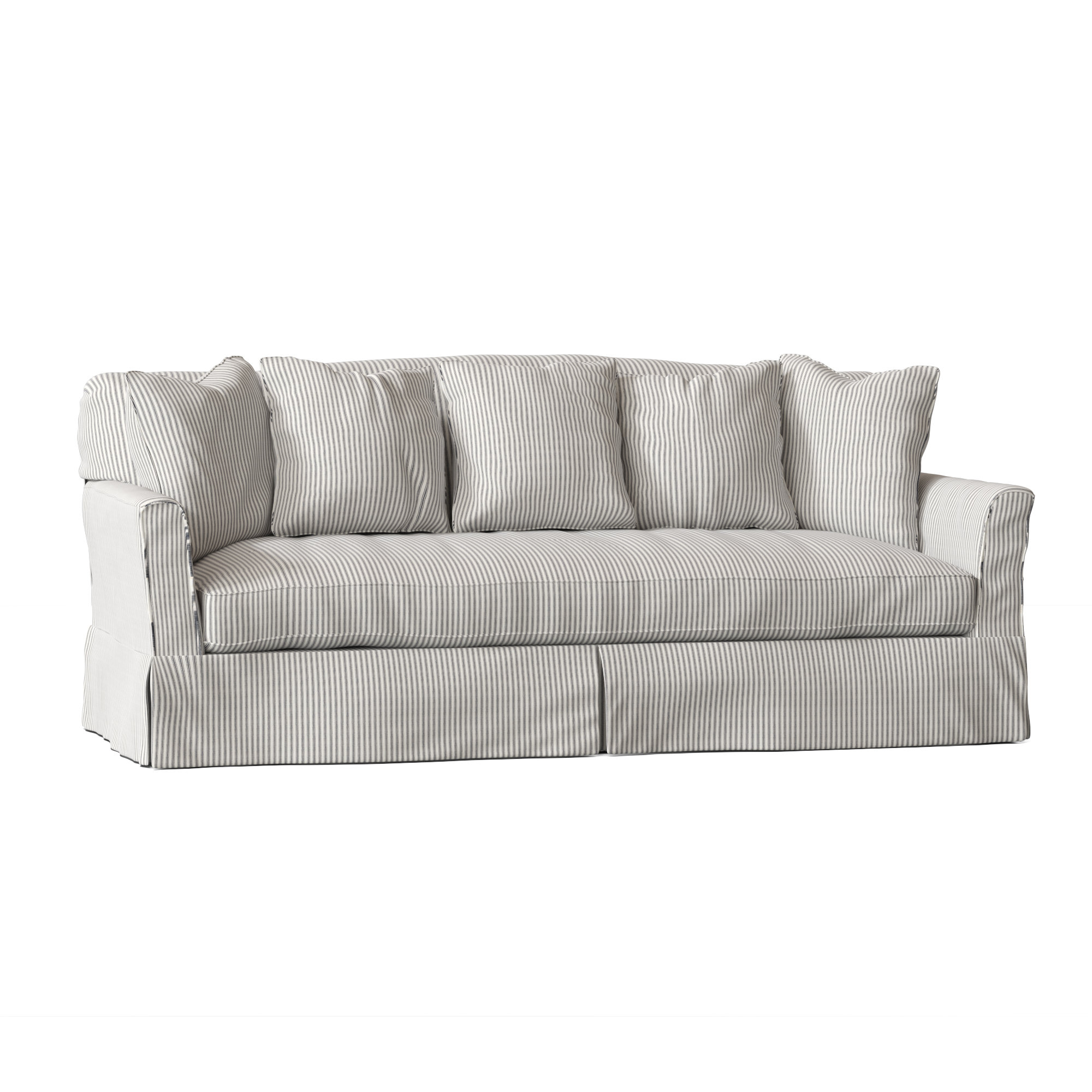 Wendell 90'' Slipcovered Sofa