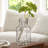 Jhonathon 9" Textured Clear Glass Table Vase-1672266900-1671581206