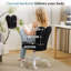 Fauteuil de bureau réglable en tissu-1165780074