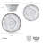 Pfaltzgraff Trellis 12-Piece Indoor/Outdoor Melamine Dinnerware Set, Service for 4