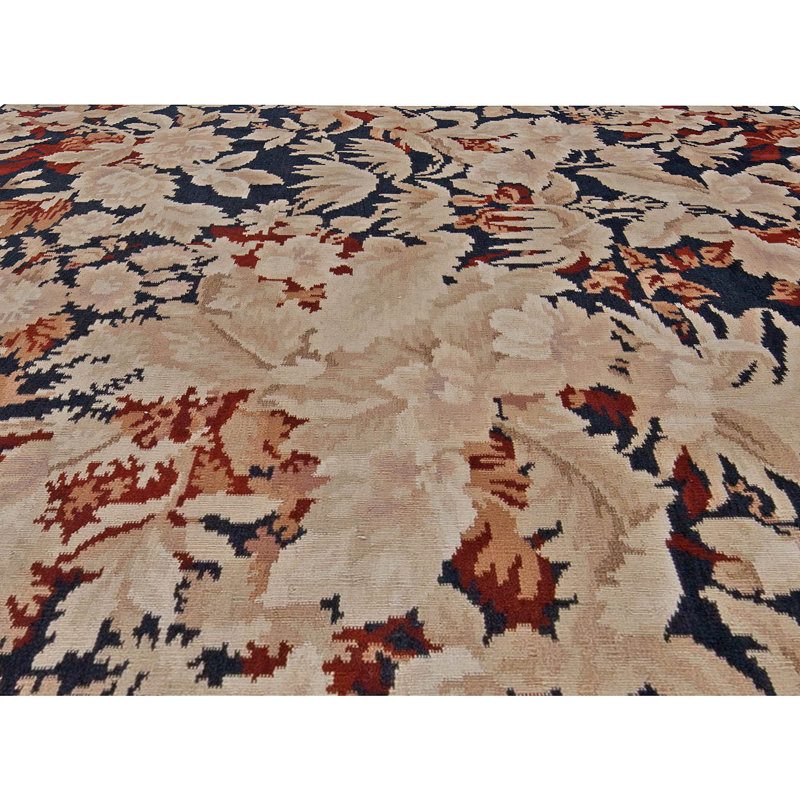 One-of-a-Kind Square 7' X 7' Hand Knotted Area Rug