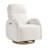 Barrau Cuddle 32.25" Modern Swivel Glider Power Nursery Recliner with Electric Headrest and Lumbar Support-438914582
