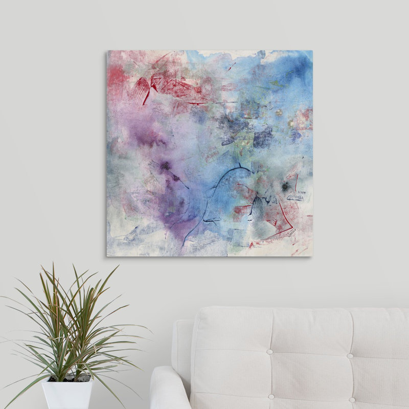 «Fun and Games I», peinture sur toile, H 24 po x l 24 po x P 1,25 po, Toile tendue