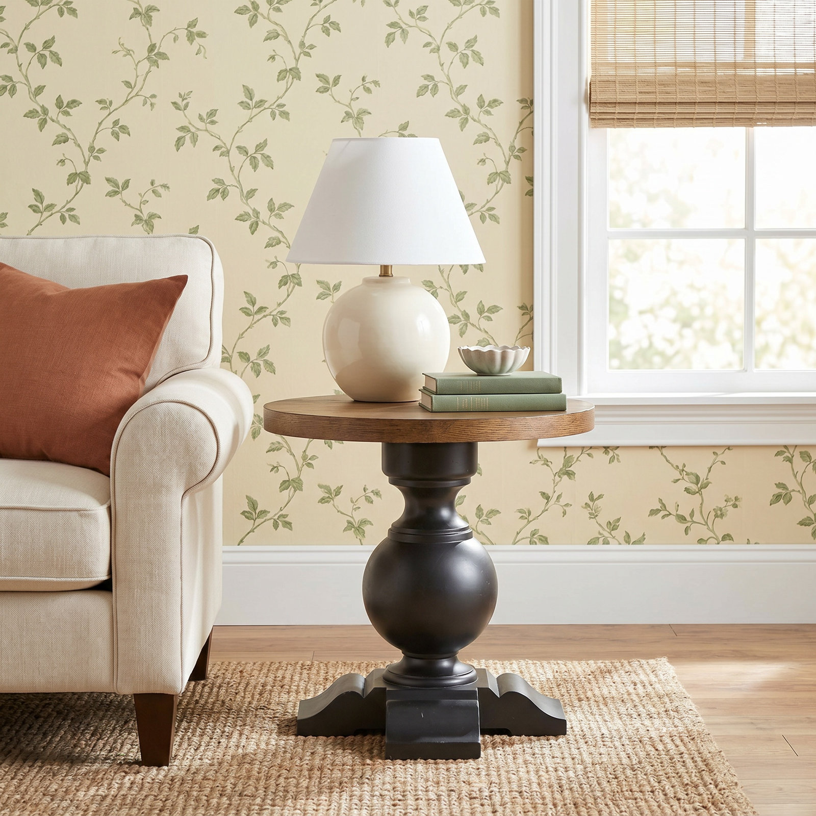 Country Living End Table