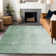 Premium Machine Washable Prisco Green Rug