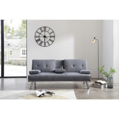 182*83*79cm, Sofa Bed with Cup Holder