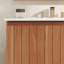 Meuble-lavabo moderne de 30 pouces avec lavabo en céramique et grand espace de rangement