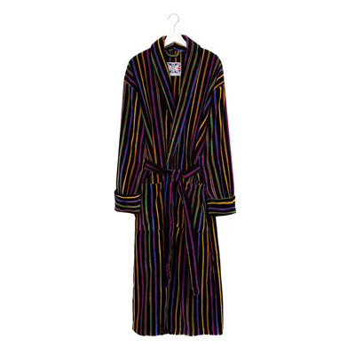 100% Cotton Mid-Calf Bathrobe with Pockets