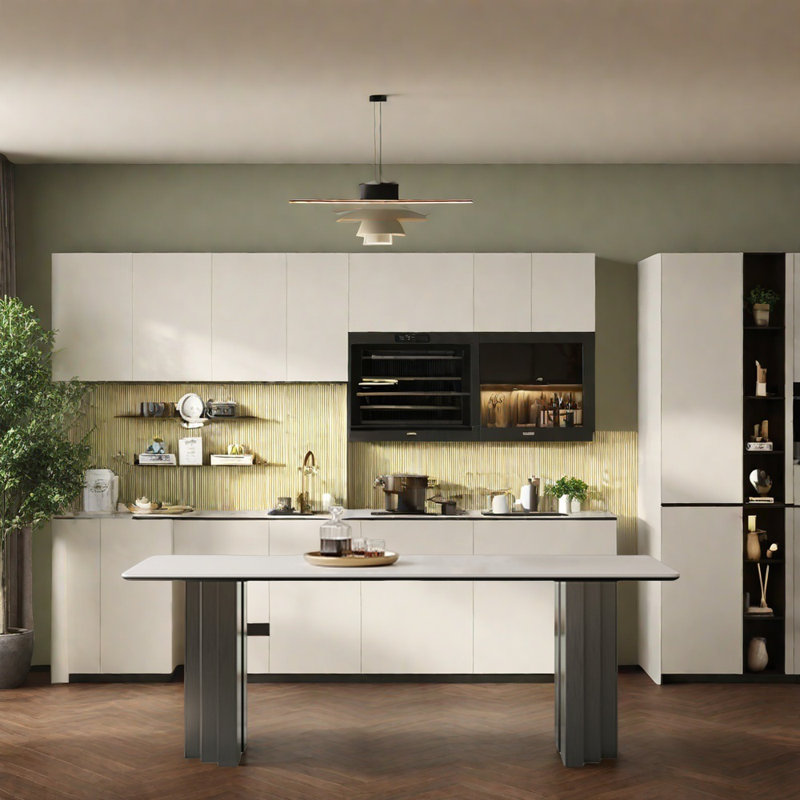 Table minimaliste luxueuse en acier inoxydable, H 29,52 po x L 62,99 po x l 31,49 po