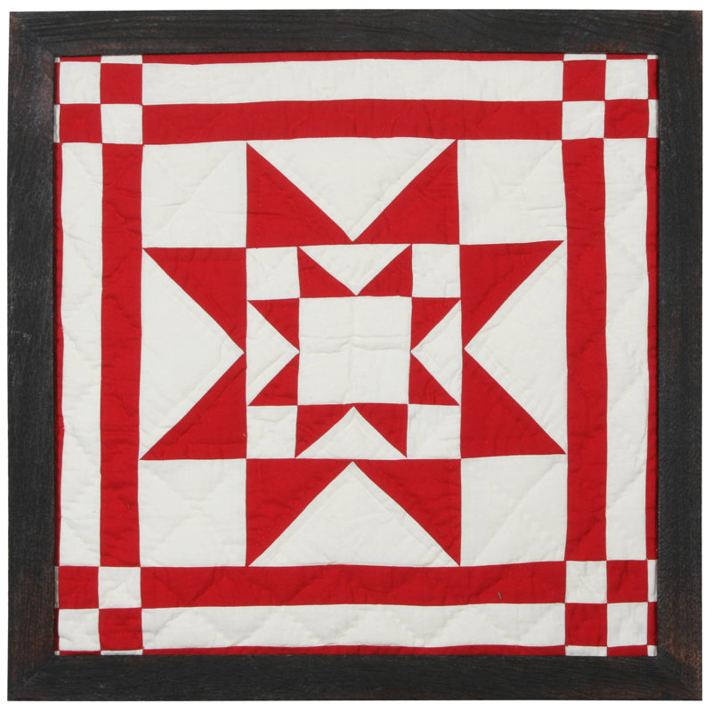 Washington Abstract Wall Decor, Red/White