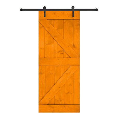 DIY 3in1 Solid Wood Barn Door for Rooms, Storage Spaces, Closets