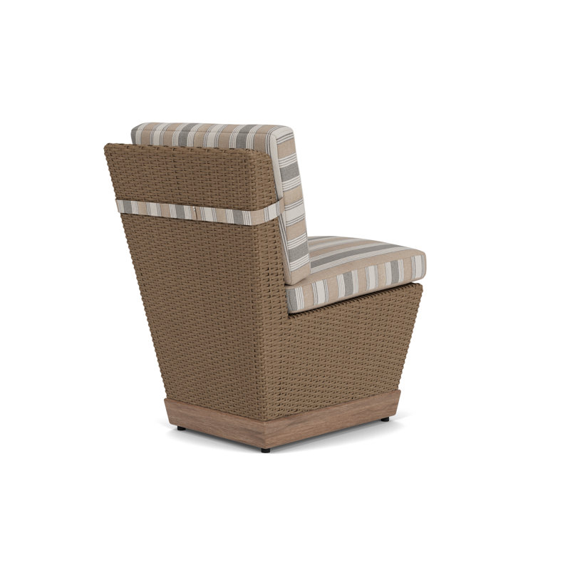 Charisma Outdoor Dining Side Chair, Purveyor Pewter