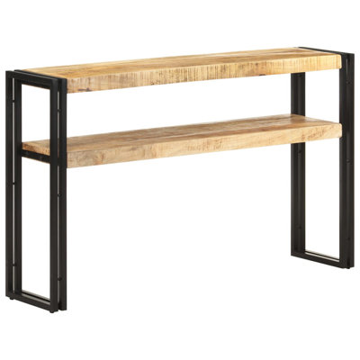 Cofer Solid Wood Top Console Table