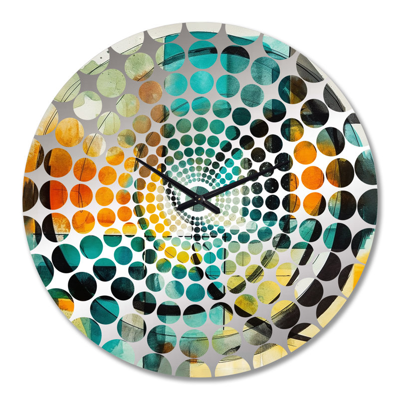 Mainardo - Horloge murale géométrique abstraite, Très grand
