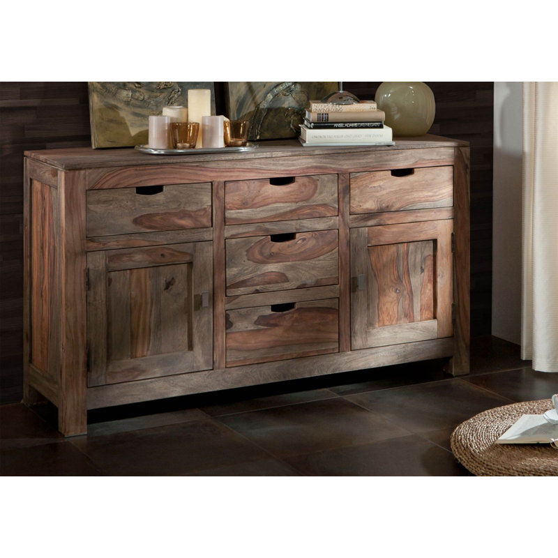 Nature 140cm Solid Wood Sideboard