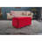 Luxurious Red Pouffe, 31.5 x 15.7 x 15.7 inches | 100% Polyester & Velvet with Sturdy Wooden Body | Stylish Solid Color Accent for Living Room, Bedroom, or Office | Versatile Seating & Footrest Solution-109186634