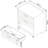 Rolling Garage Cabinet In White-125136602