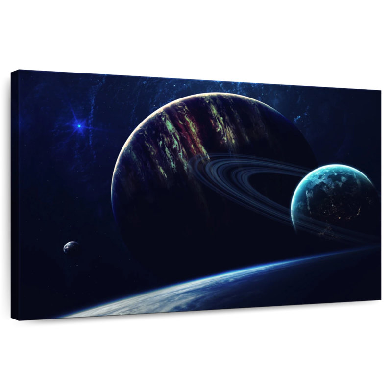 Oberle Deep Space Galaxy, 24" H x 36" W