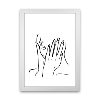 Face Hands Sketch3 by Planeta444 - Print