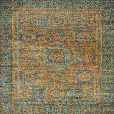 Tapis décoratif multicolore à motif abstrait