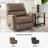 Faux Leather Recliner-1193351093